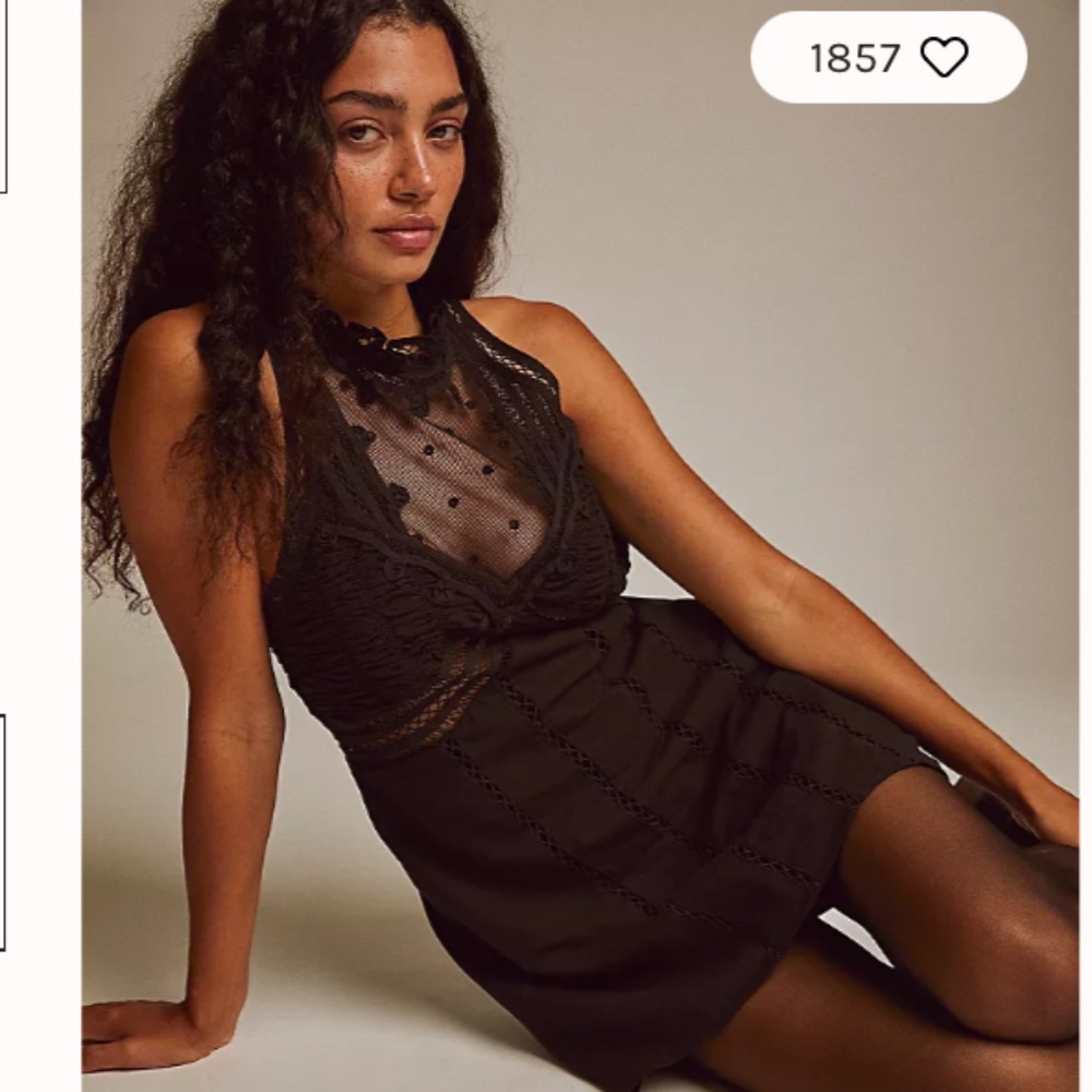 New! Free people Valencia mini dress
